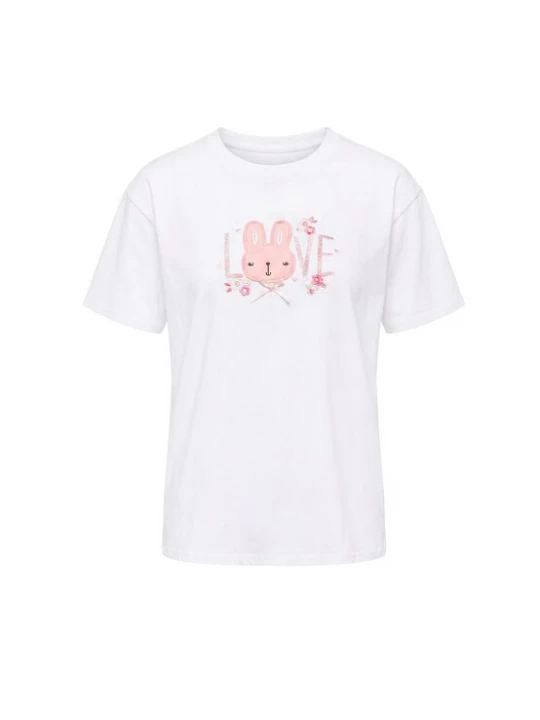 Foto van product MYMO Shirt 'Pop' lichtroze / wit