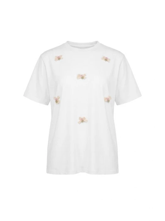 Foto van product MYMO Shirt 'Pop' pastelgroen / rosa / wit