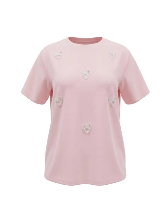 Foto van product MYMO Shirt 'Pop' rosa / wit