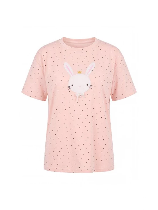 Foto van product MYMO Shirt 'Pop' rosé / lichtroze / zwart / offwhite