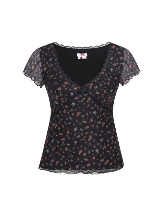 Foto van product MYMO Shirt 'Young Fashion' rood / zwart / wit