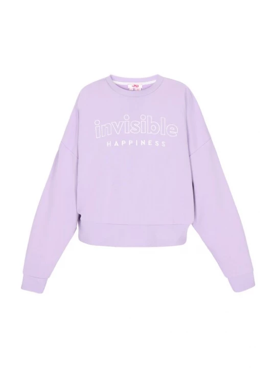 Foto van product MYMO Sweatshirt 'Back To School' lichtlila / wit