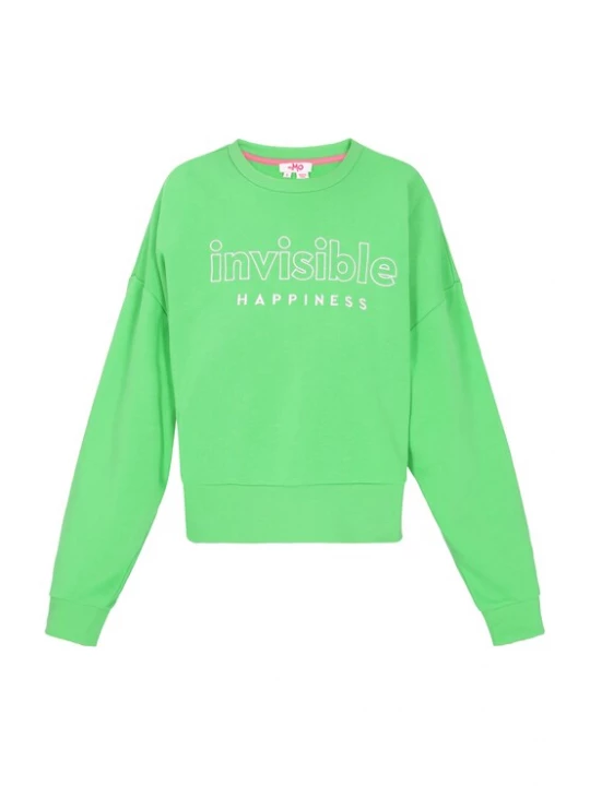Foto van product MYMO Sweatshirt 'Back To School' neongroen / rosa