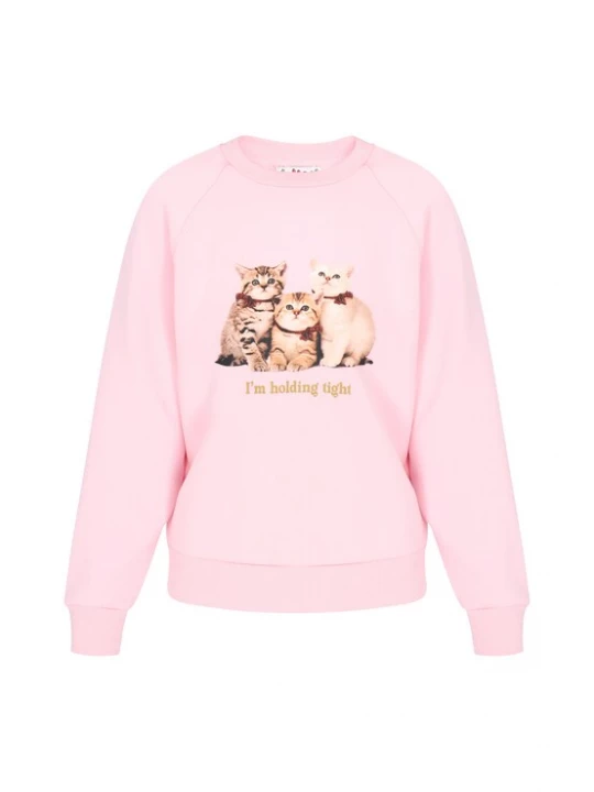 Foto van product MYMO Sweatshirt beige / brokaat / mosterd / rosa