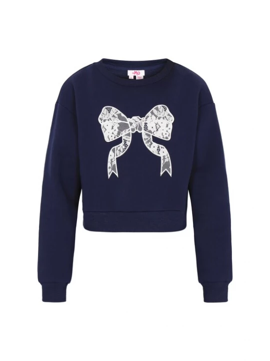 Foto van product MYMO Sweatshirt donkerblauw / wit