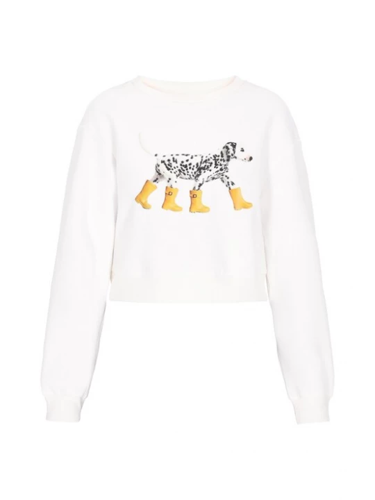 Foto van product MYMO Sweatshirt geel / zwart / offwhite
