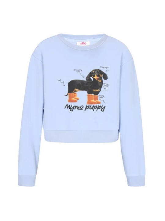 Foto van product MYMO Sweatshirt hemelsblauw / pueblo / zwart