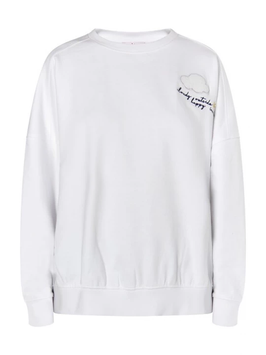 Foto van product MYMO Sweatshirt 'Keepsudry' geel / aubergine / wit