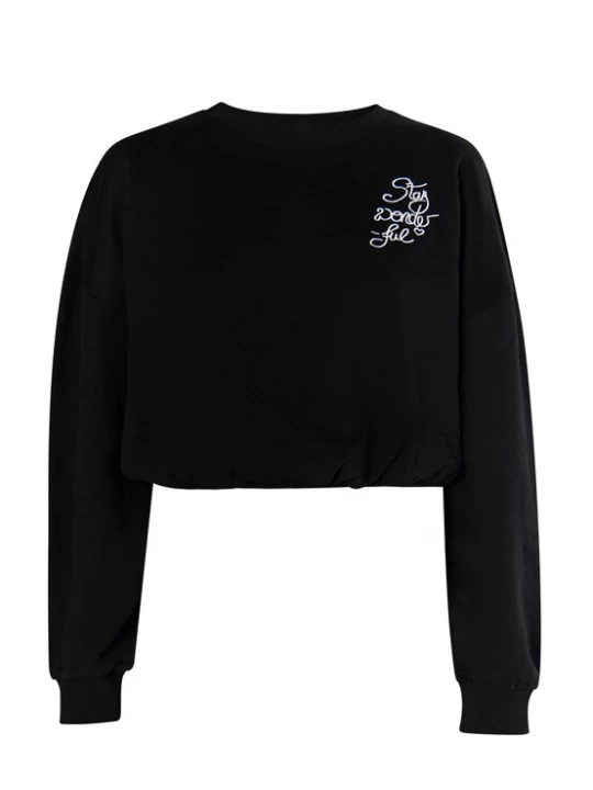 Foto van product MYMO Sweatshirt 'Keepsudry' zwart / wit