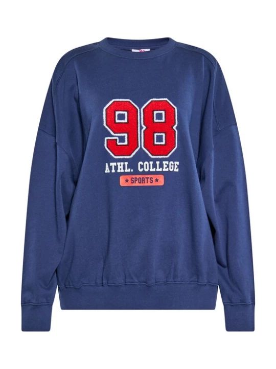 Foto van product MYMO Sweatshirt marine / rood / wit