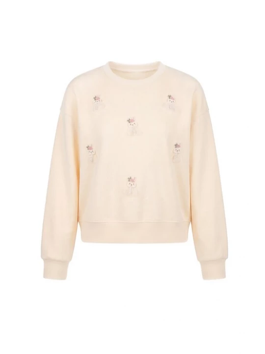 Foto van product MYMO Sweatshirt 'Pop' beige / crème / lichtroze