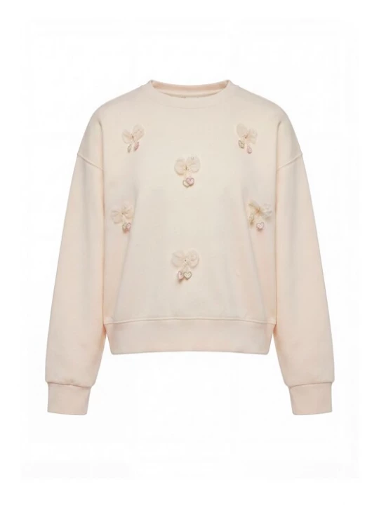 Foto van product MYMO Sweatshirt 'Pop' beige / pastelgroen / rosé