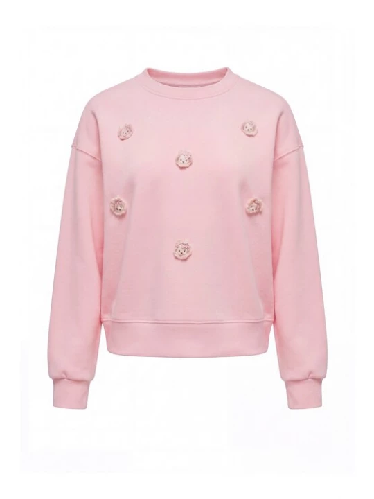 Foto van product MYMO Sweatshirt 'Pop' crème / rosa / zwart