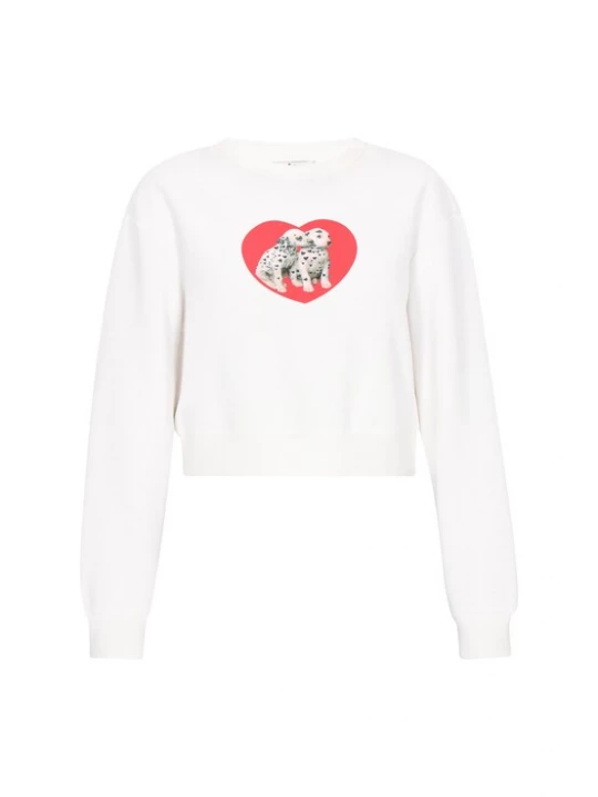Foto van product MYMO Sweatshirt 'Pop' donkergrijs / rood / zwart / wit