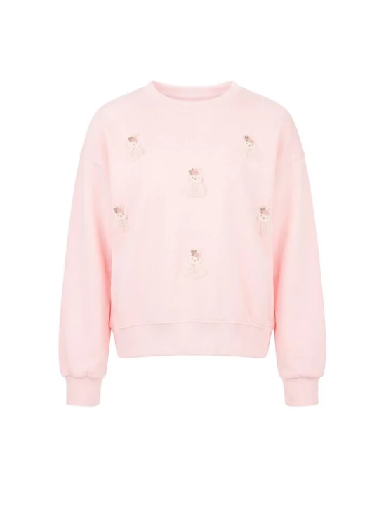 Foto van product MYMO Sweatshirt 'Pop' greige / rosa / parelwit