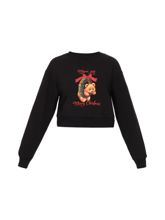 Foto van product MYMO Sweatshirt 'Pop' pueblo / spar / rood / zwart