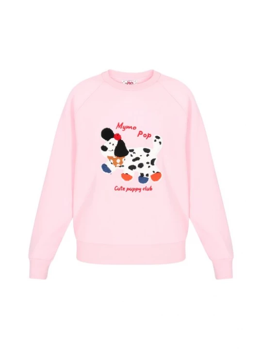 Foto van product MYMO Sweatshirt 'Pop' rosa / rood / zwart / wit