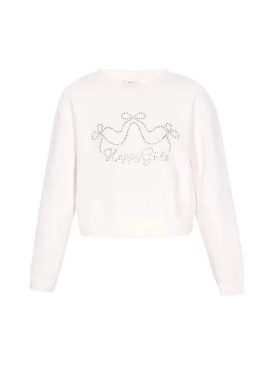 Foto van product MYMO Sweatshirt zilver / offwhite