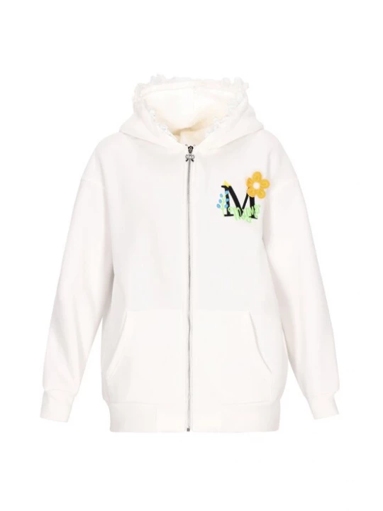 Foto van product MYMO Sweatvest geel / lichtgroen / zwart / offwhite