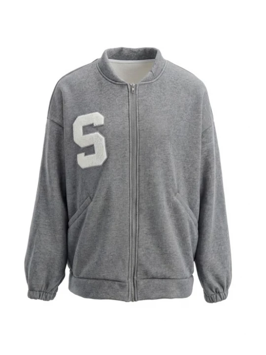 Foto van product MYMO Sweatvest grijs / wit