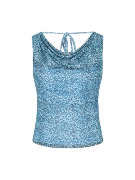 Foto van product MYMO Top blauw / zwart