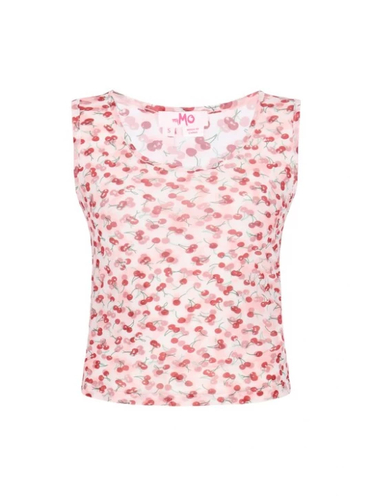 Foto van product MYMO Top donkerrood / wit