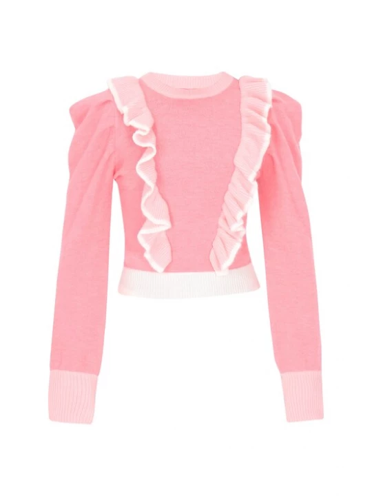 Foto van product MYMO Trui 'Back To School' rosa / pastelroze / lichtroze