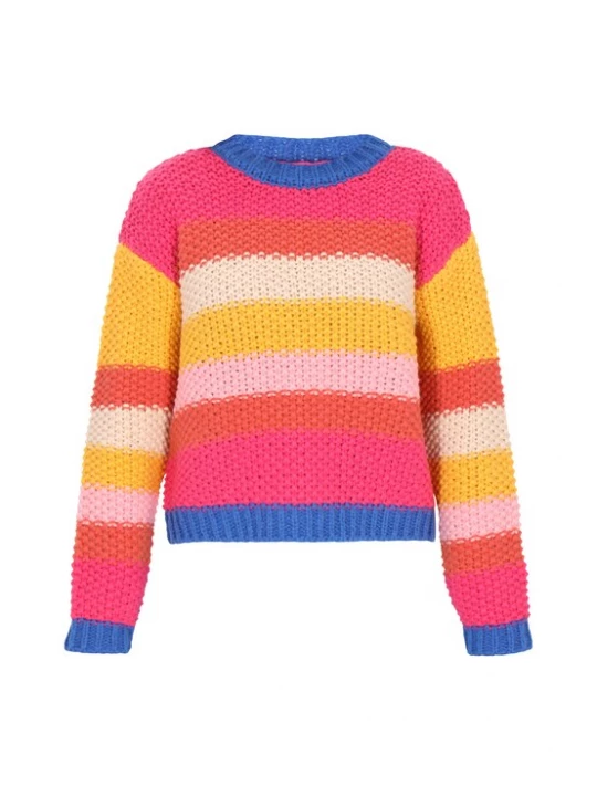 Foto van product MYMO Trui beige / blauw / pink / rood