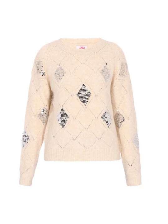 Foto van product MYMO Trui beige / zilver