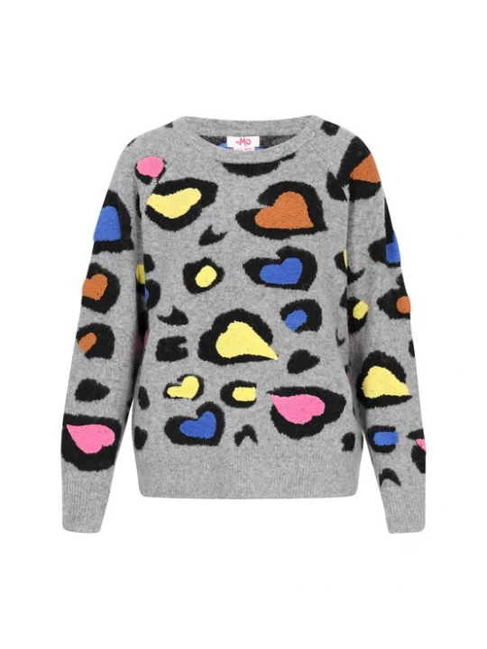 Foto van product MYMO Trui blauw / geel / grijs / oranje / pink / zwart