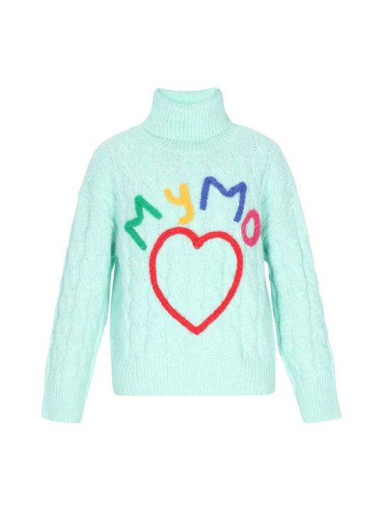Foto van product MYMO Trui blauw / geel / mintgroen / rood
