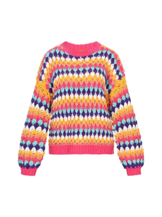 Foto van product MYMO Trui blauw / geel / pink