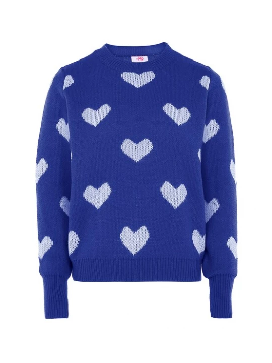 Foto van product MYMO Trui blauw / wit