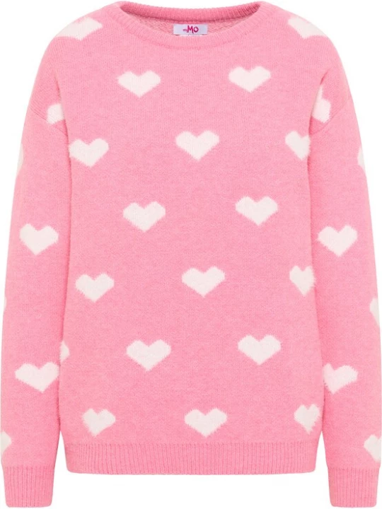 Foto van product MYMO Trui 'Blonda' rosa / wit