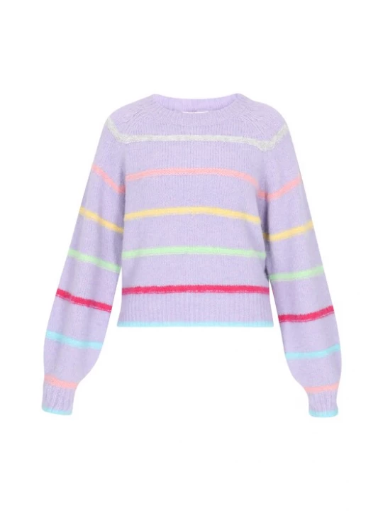 Foto van product MYMO Trui citroen / mintgroen / lavendel / rosa / magenta