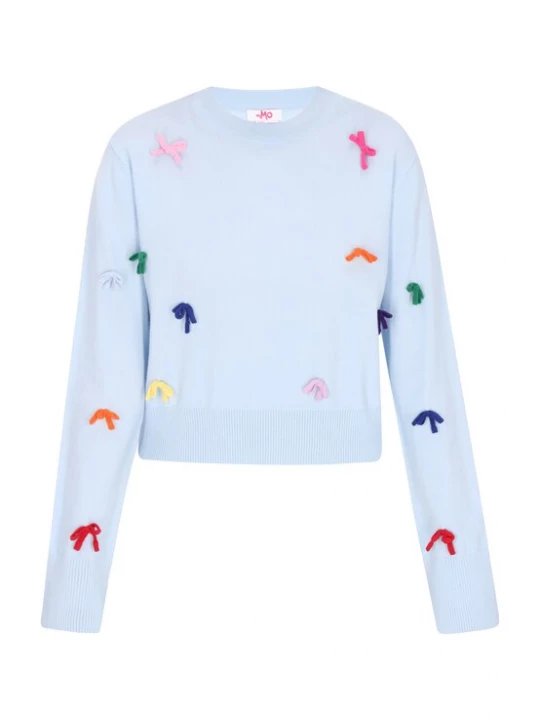Foto van product MYMO Trui 'Comfy' navy / lichtblauw / geel / rosa