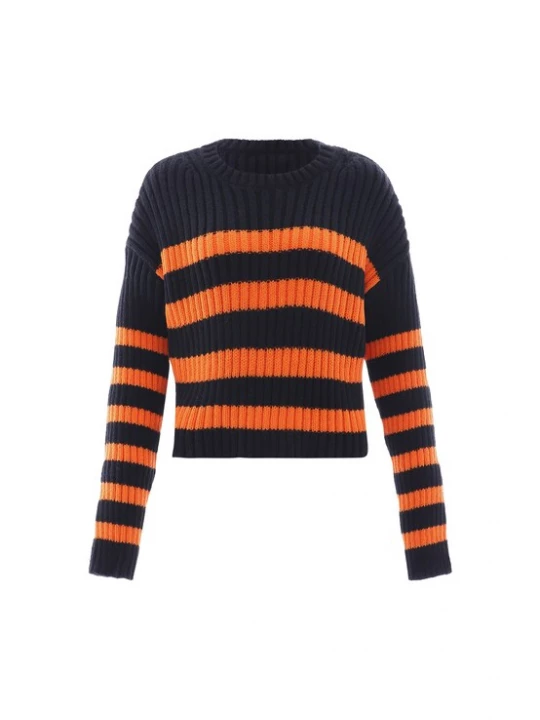 Foto van product MYMO Trui donkeroranje / zwart