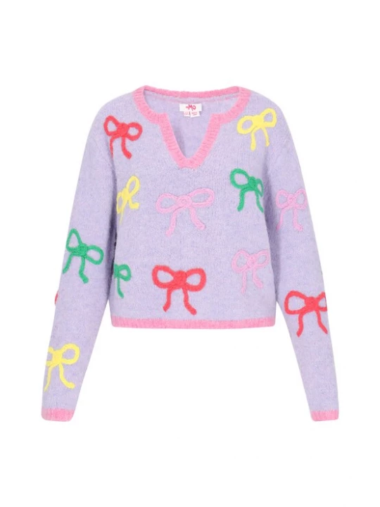 Foto van product MYMO Trui geel / lila / rosa / rood