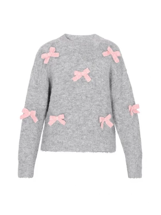 Foto van product MYMO Trui grijs / rosa