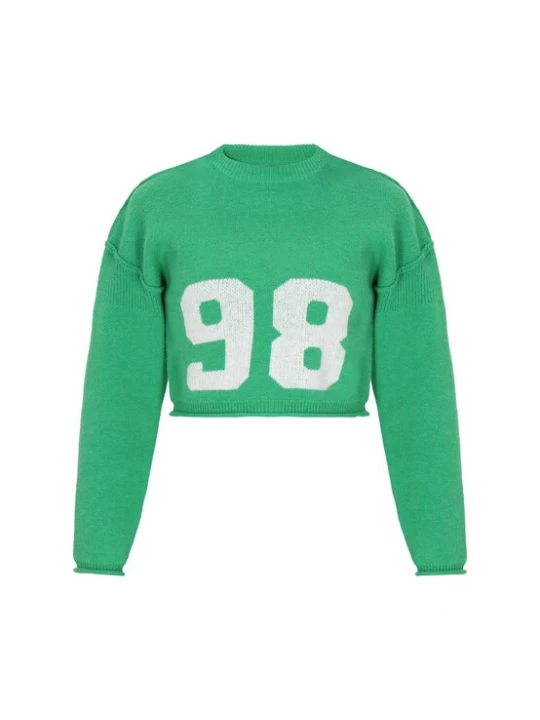 Foto van product MYMO Trui groen / wit