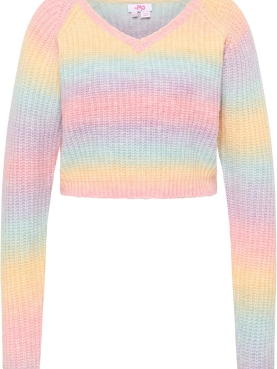 Foto van product MYMO Trui lichtblauw / geel / mauve / lichtroze