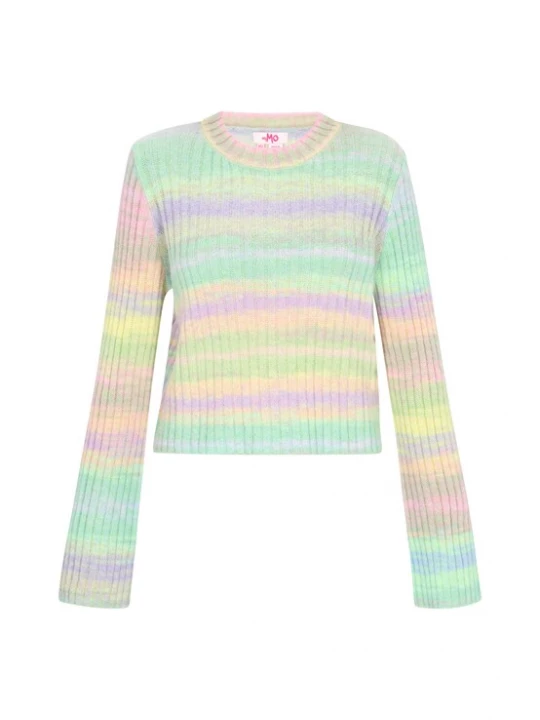 Foto van product MYMO Trui lichtgeel / pastelgroen / pastellila / oudroze