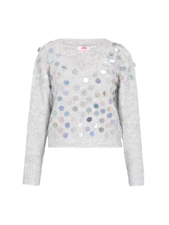 Foto van product MYMO Trui lichtgrijs / gemengde kleuren