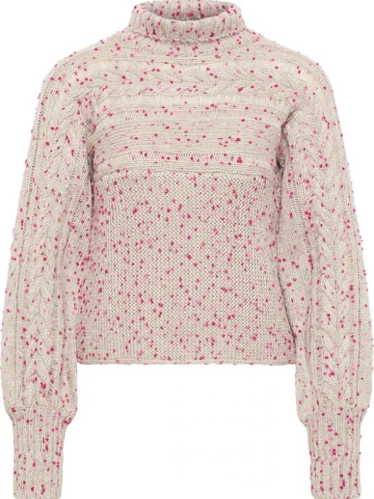 Foto van product MYMO Trui lichtgrijs / pink / lichtroze