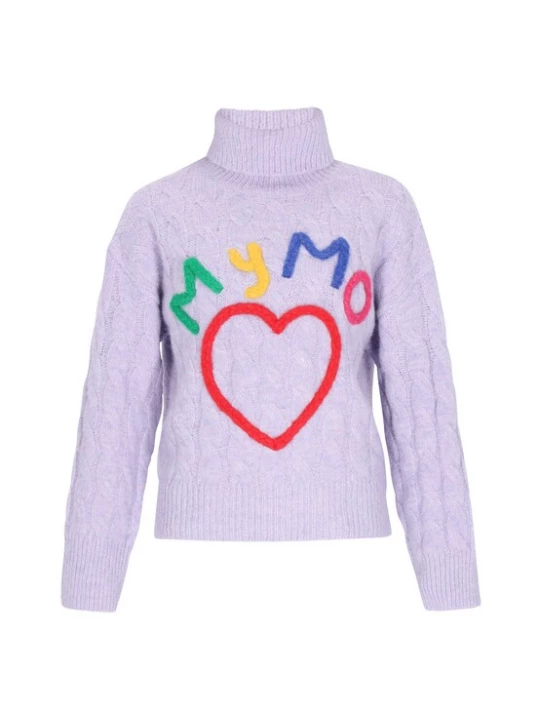 Foto van product MYMO Trui lila / gemengde kleuren