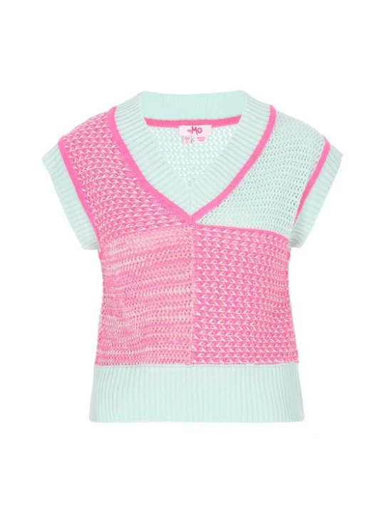 Foto van product MYMO Trui mintgroen / pink