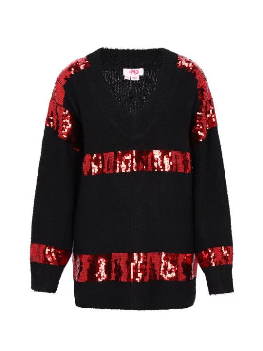 Foto van product MYMO Trui rood / zwart