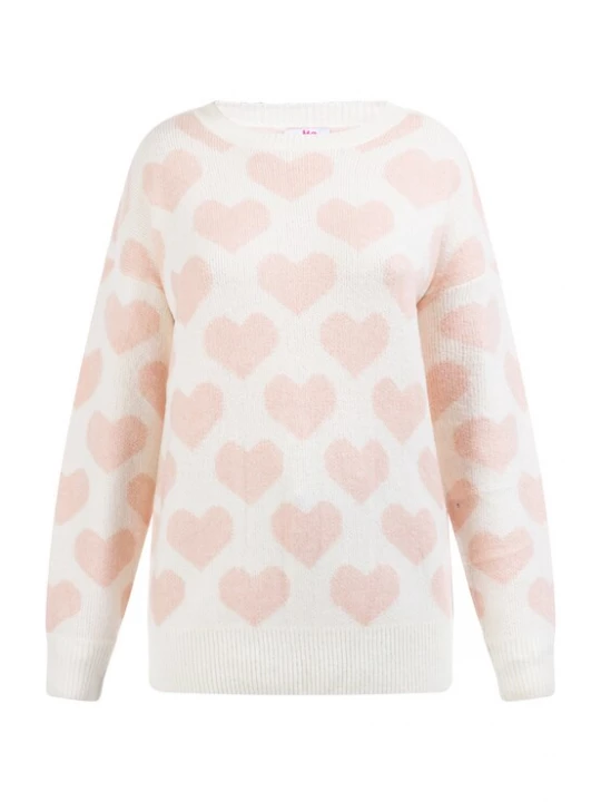 Foto van product MYMO Trui rosa / wolwit