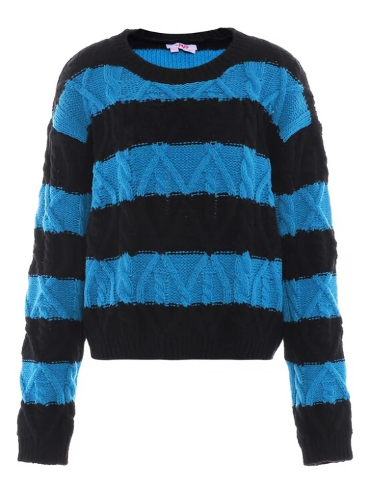 Foto van product MYMO Trui royal blue / koningsblauw / zwart