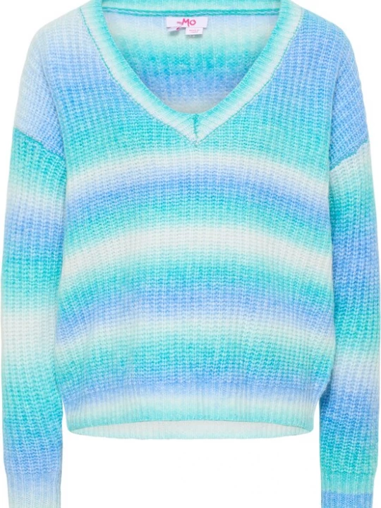 Foto van product MYMO Trui turquoise / lichtblauw / wit
